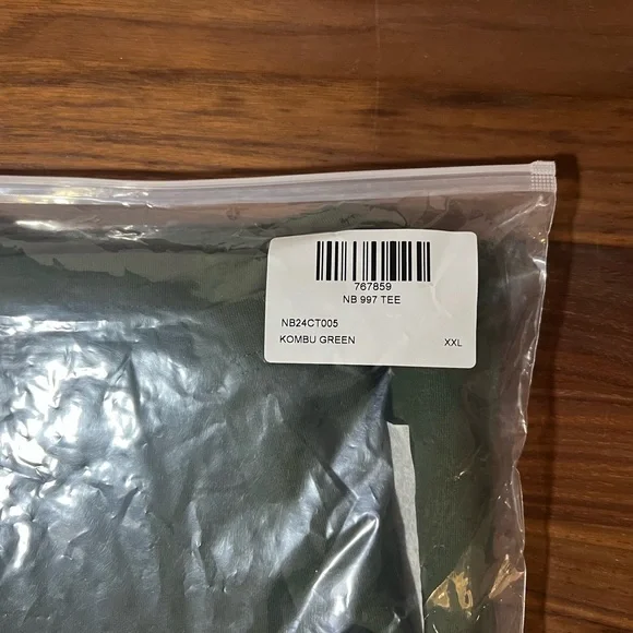 Aime Leon Dore ALD / New Balance 997 Logo Tee Kombu Green T-Shirt Men’s Size XXL - Picture 8 of 8